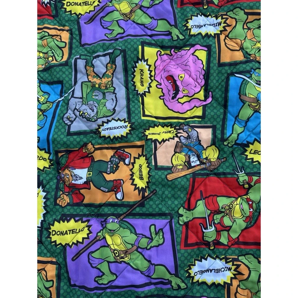 Nickelodeon Teenage Mutant Ninja Turtles TMNT Quilted Bedspread (48